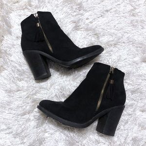 Black Suede Ankle Boots